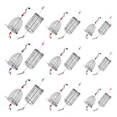 Conical bait cage 6x4 cm stainless steel