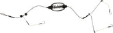 Carp fishing feeder cage with spring mechanism and holder