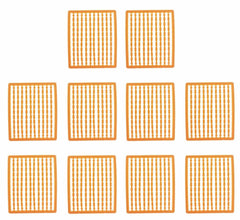 Orange Boilie Stops for Carp Fishing - 1000pcs, product overview