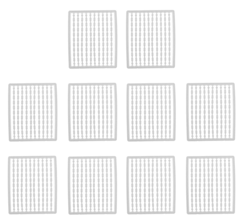 White 1000-piece Boilie Stops for Carp Hair Rig