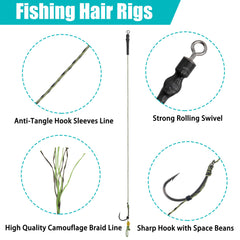 Boilie bait stops cards for hair rigs
