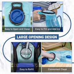 CasaCulina BPA-free hydration pack, safe daily use on trails.