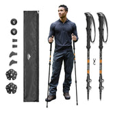 Cascade Mountain Tech trekking poles overview showing durable aluminum build for all terrains.