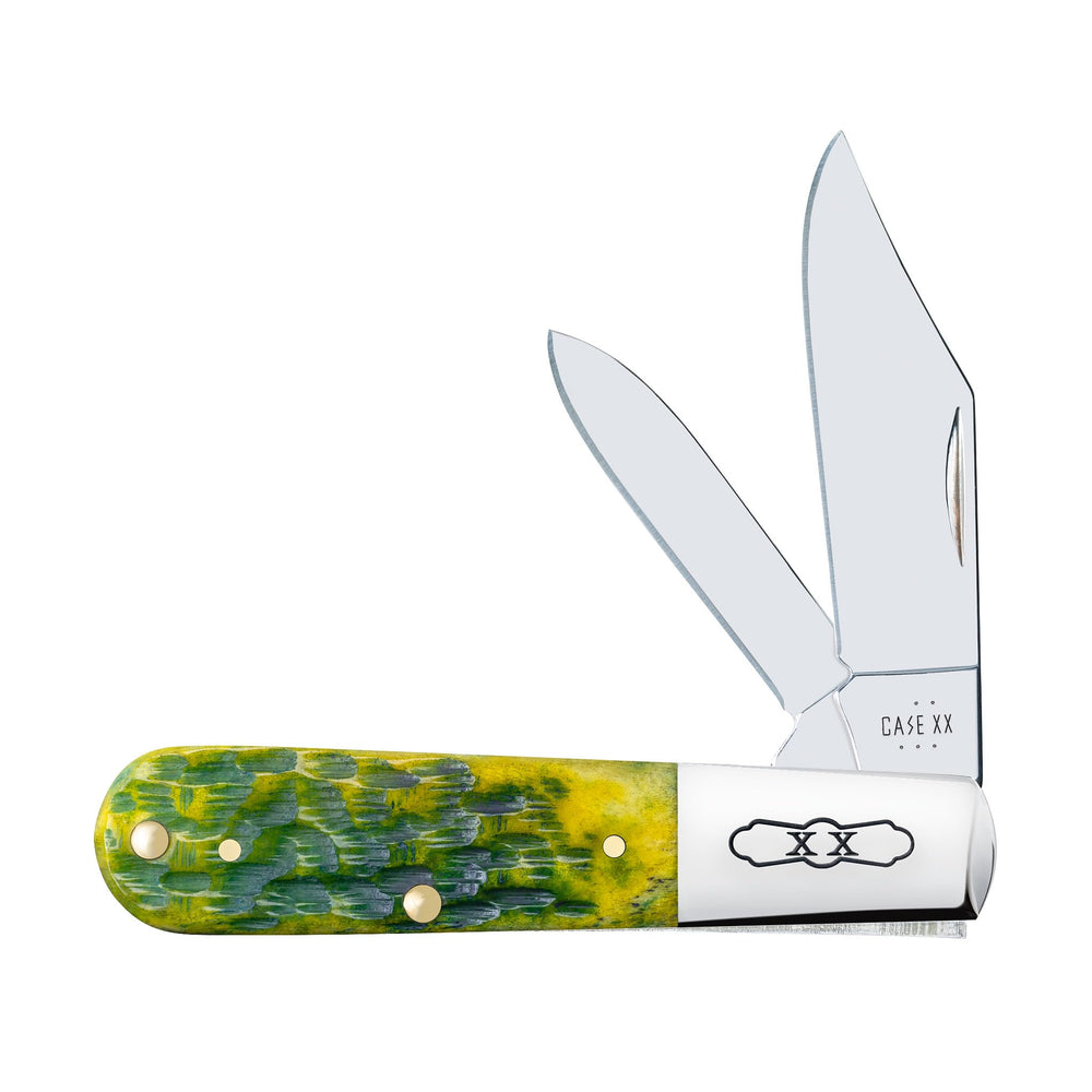 Case XX Barlow green apple bone closed view for everyday carry and comfort