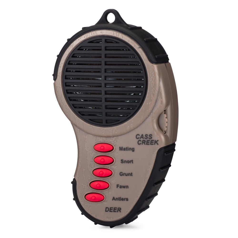 Cass Creek Ergo Deer Call CC983 compact handheld design for easy portability.