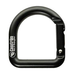 Casström Black Dangler carabiner enabling quick knife access and versatile waist setup