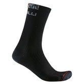 Castelli Bandito Merino 18 sock front view, breathable cycling comfort