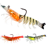 CASTSTRIKE 3Pcs Shrimp Lures 3.5in main image