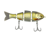 Catch Co Mike Bucca Baby Bull Shad 3.75 inch front view shows lifelike swimming action for bass.