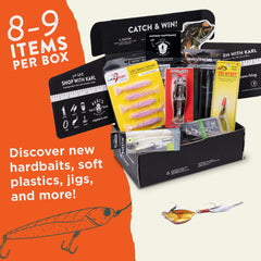Closeup of premium inshore fishing lures included in the kit