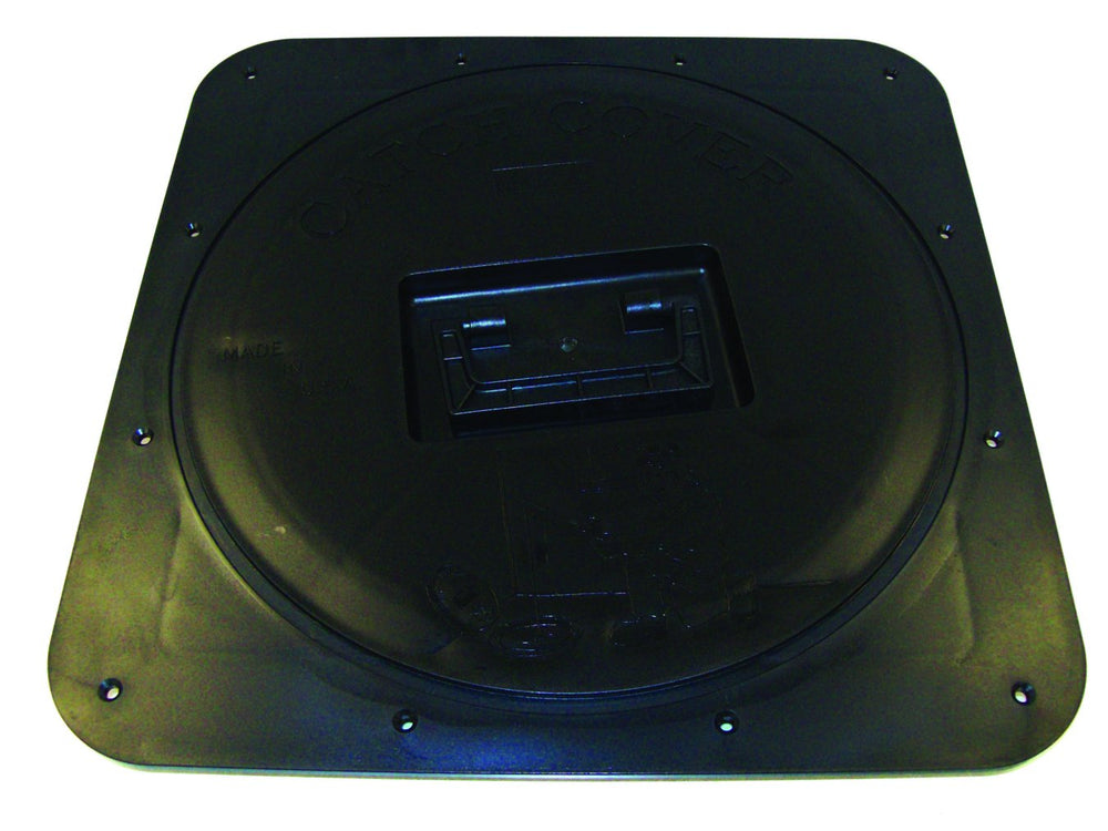 Catch Cover CC02 square catch cover protects ice holes and gear from snow and salt.