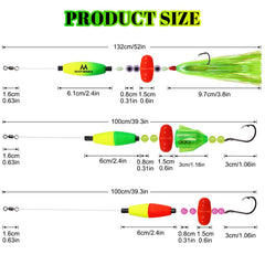 Fluorescent catfish float with lifelike flowing tassels