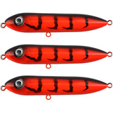 Catfish Sumo Demon Tiger line float front view shows bold rattle attractor for trophy catfish