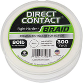 Catfish Sumo Direct Contact braided line on a reel, long casting with zero stretch.