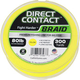 Catfish Sumo Direct Contact braid no-stretch for precise hook-setting under heavy battles.