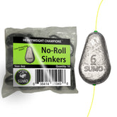 Catfish Sumo flat no-roll sinker weights stay put on the river bottom for steady rigs.