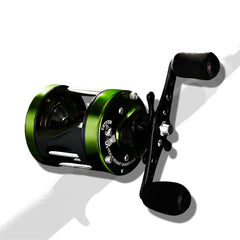 Catfish Sumo Heavyweight Champions reel round-reel-clicker aids bite indication.