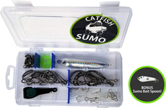 Catfish Sumo knot protectors provide slip-free line protection during rigging.