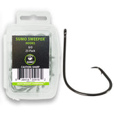 Catfish Sumo 8/0 offset hook for a reliable hookset.