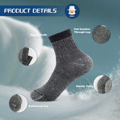 Caudblor merino hiking socks arch-support closeup stability