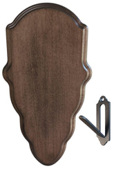 Cauff deer skull face plate provides an elegant European-style display.
