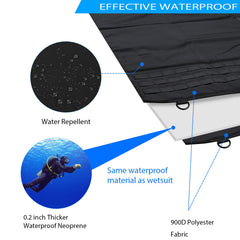Cavebear neoprene-padding offers elbow and knee comfort on uneven ground.