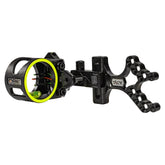 CBE Tactic Sight with bright pins improves visibility for quick aiming.