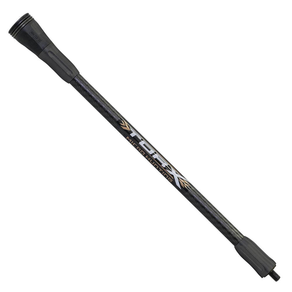 CBE Torx Micro Stabilizer 15-inch closeup shows lightweight carbon body for steadier aim