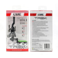 CBE Trek 3-PIN fiber sight close-up of floating pins for flexible aiming.