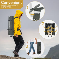 CDEN Chair with durable frame ready for rugged outdoor use.