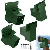 CDFYJHFDQ deer stand brackets side view showing strong 4x4 post compatibility for durability