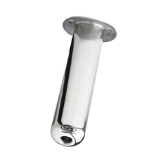 Close view of 316L stainless steel construction showing flange and flush-mount design