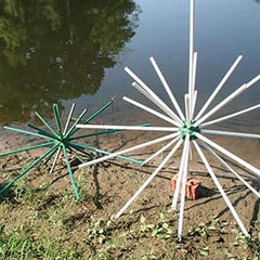 Cedars Bill Dance Porcupine Spheres 3-Pack used with GPS marking for productive areas.