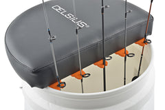 Celsius rod clips keep gear tidy during transport for anglers