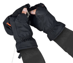 Celsius Insulated Flip Mitts Large XL, mitten open for mobility and dexterity.