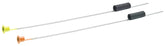 Celsius Wire Spring Bobbers with visible tips enhance bite detection on the ice.
