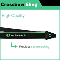 CenterPoint Archery C1001 Crossbow Sling Black - padded shoulder emphasis