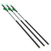 CenterPoint AXCCA203PK 20-inch carbon shaft arrows promote durable, accurate crossbow flight.