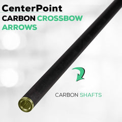 CenterPoint AXCCA203PK lighted green half-moon nocks improve visibility for quick target acquisition.