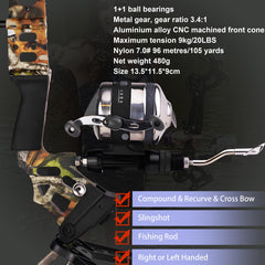 CENWTY BL40 spincast reel right-hand view supports smooth retrieval and control