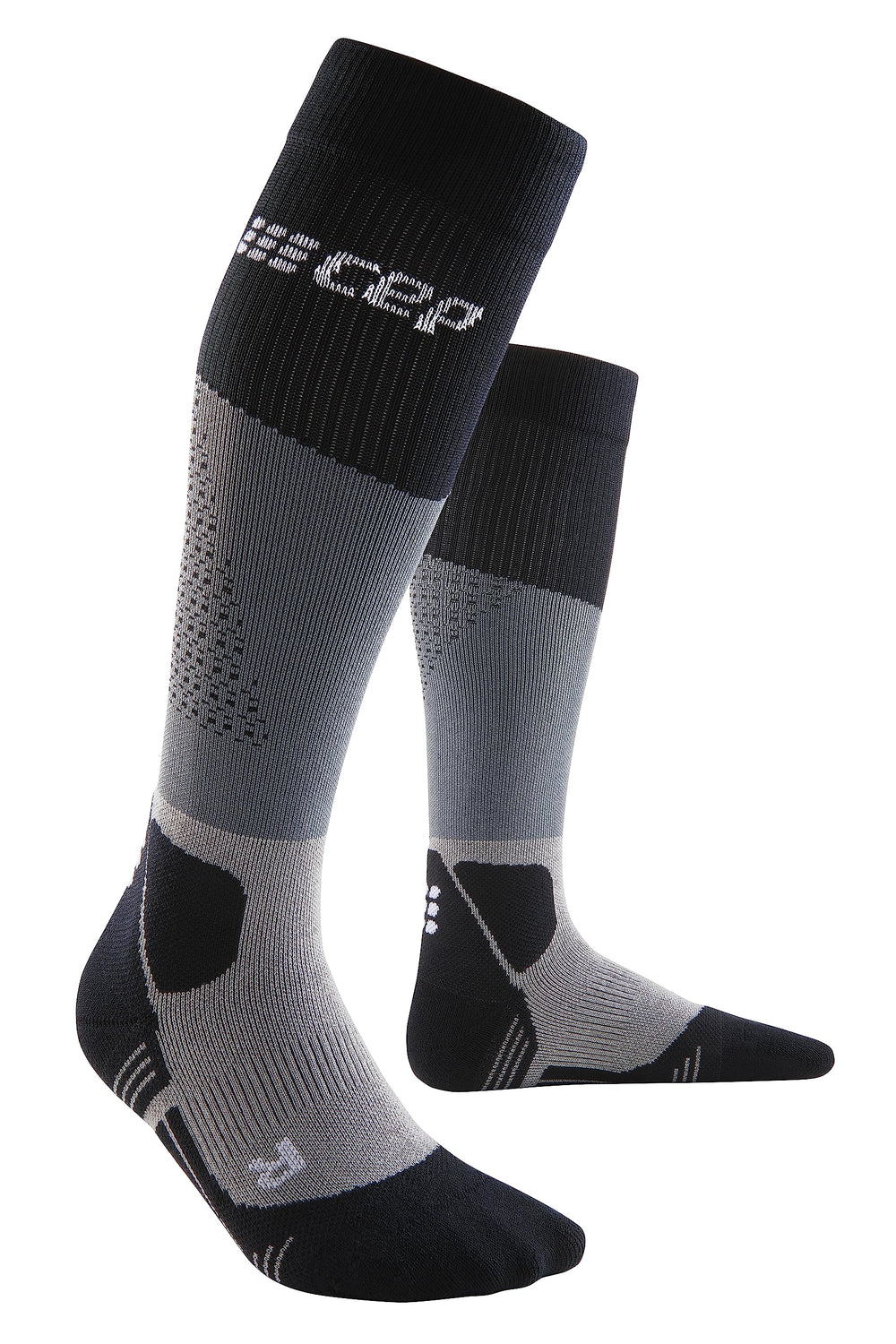 CEP Max Cushion hiking sock front view shows support and cushioning for day-long hikes