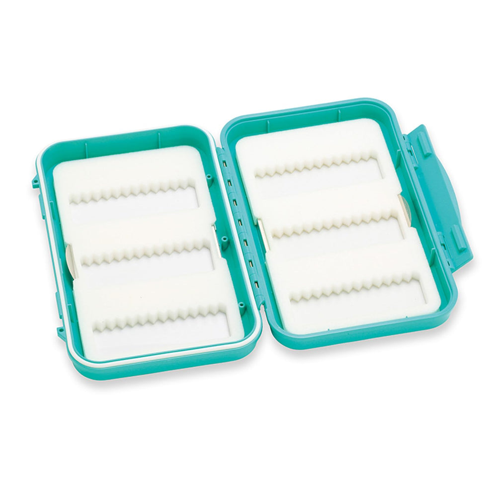 CF Design CFGS-2533+ Saltwater Fly Case Emerald shell organizes crab flies on saltwater trips