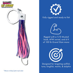 C&H Lures Lil Stubby Rig AFW swivel minimizes line twists during trolling