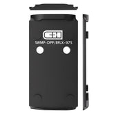 CH Precision optics adapter plate mounted on M&P 2.0 CORE for rapid sight setup.