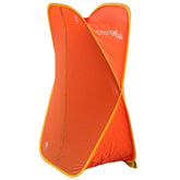 Change Up Kids pop-up changing tent 55-inch sunset keeps private changing spaces on the go.