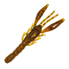 Charlie's Worms Large Crawfish 8-pack bag with pumpkin seed scent for versatile bass lure