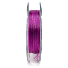 Cheeky 30 lb purple backing on reel, UV resistant and ready for saltwater battles.