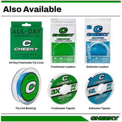 Cheeky Fishing premium fly line backing pink abrasion-resistant for larger reels