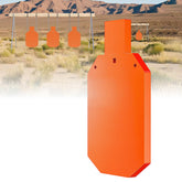Chenteel AR500 target front view shows durable 12x20 silhouette for long-range practice.