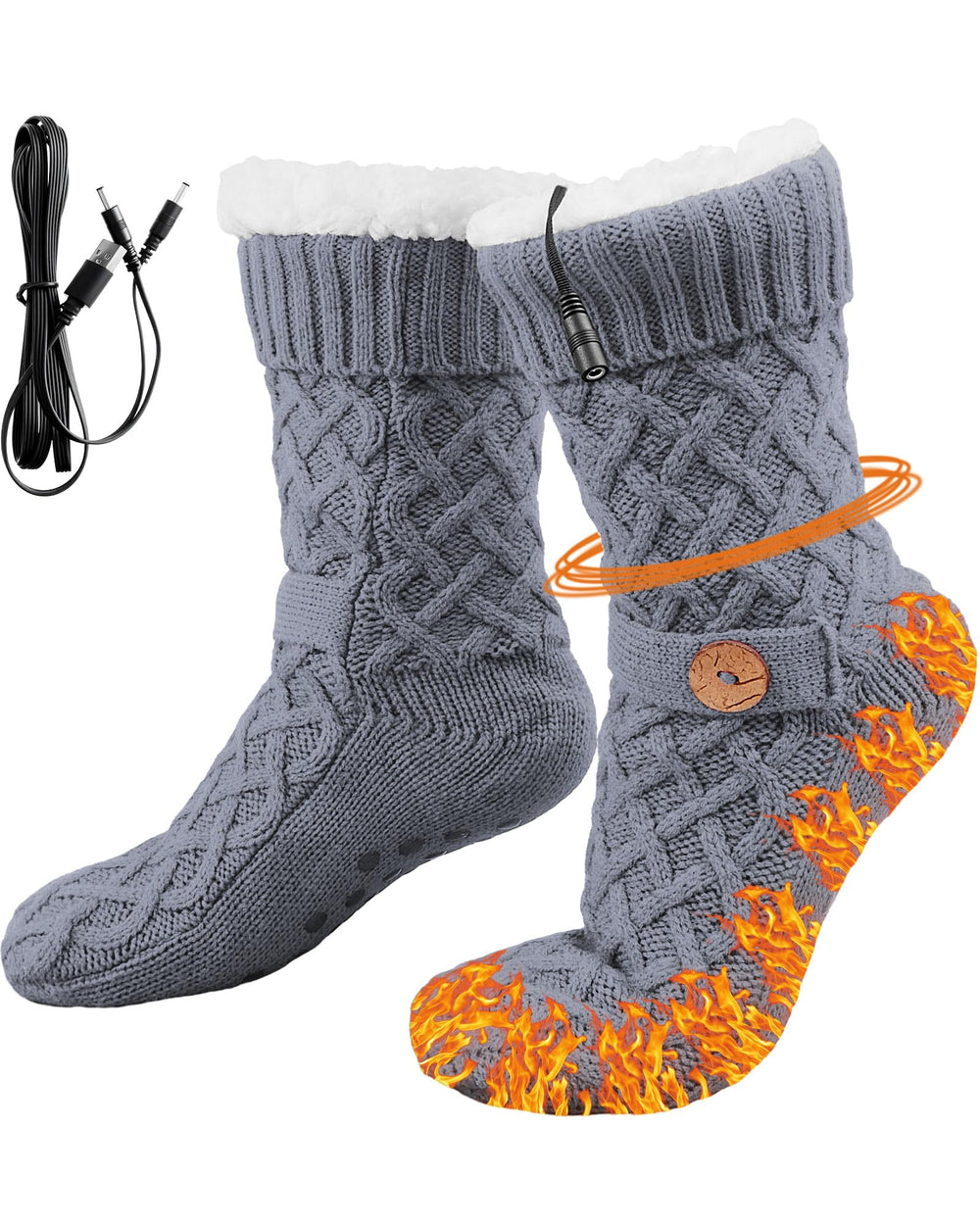 Chicingyou heated socks in action delivering portable warmth for chilly days